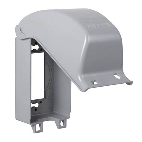 taymac 1-gang non-metallic weatherproof recessed box and while-in-use cover kit|taymac electrical boxes.